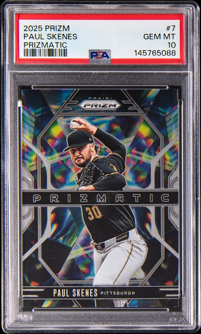 2025 Panini Prizm Paul Skenes Prizmatic #7 card image