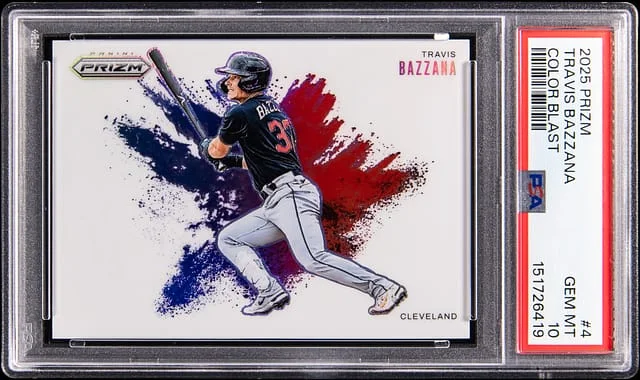 2025 Panini Prizm Travis Bazzana Color Blast #4 card image