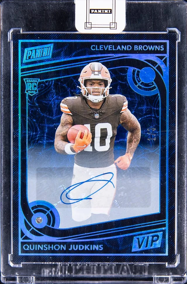 2025 Panini Quinshon Judkins The National VIP Gem Autographs #QJ card image