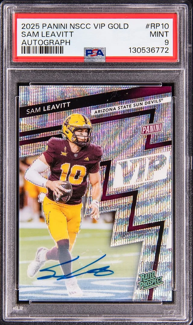2025 Panini Sam Leavitt NSCC VIP Gold Autograph #RP10 card image