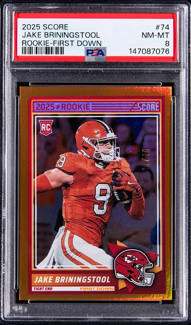 2025 Panini Score Jake Briningstool First Down #74 card image
