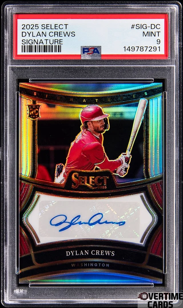 2025 Panini Select Dylan Crews Signature #SIG-DC card image
