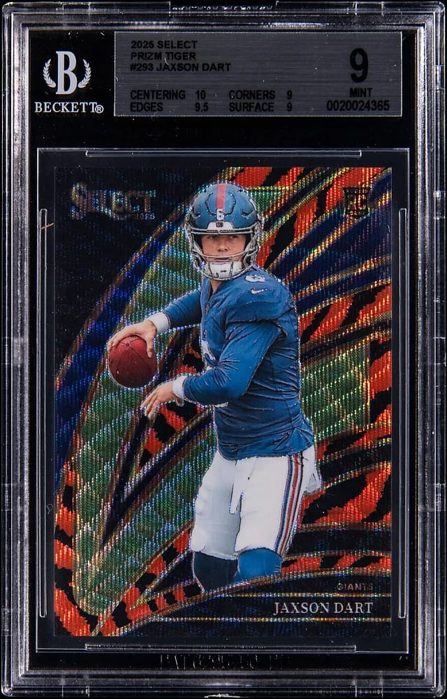 2025 Panini Select Jaxson Dart Tiger Prizm #293 card image
