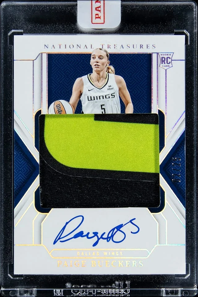 2025 Panini Select Paige Bueckers WNBA Mystery Redemption National Treasures Patch Autograph #RPA-PBU card image