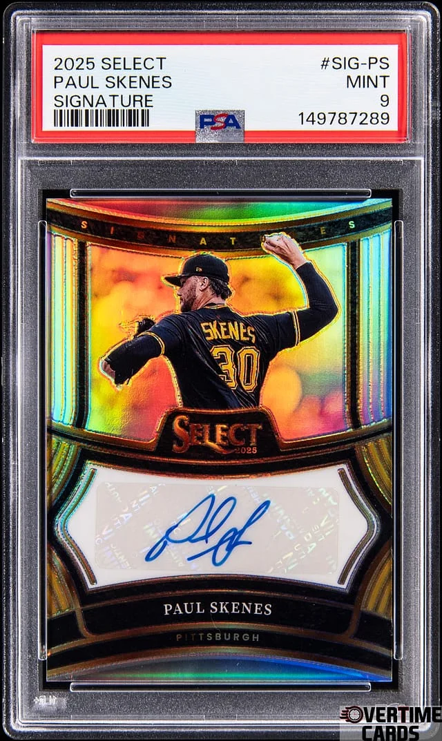 2025 Panini Select Paul Skenes Signature #SIG-PS card image