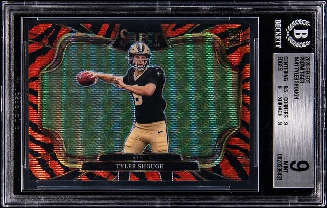 2025 Panini Select Tyler Shough Prizm Tiger #441 card image