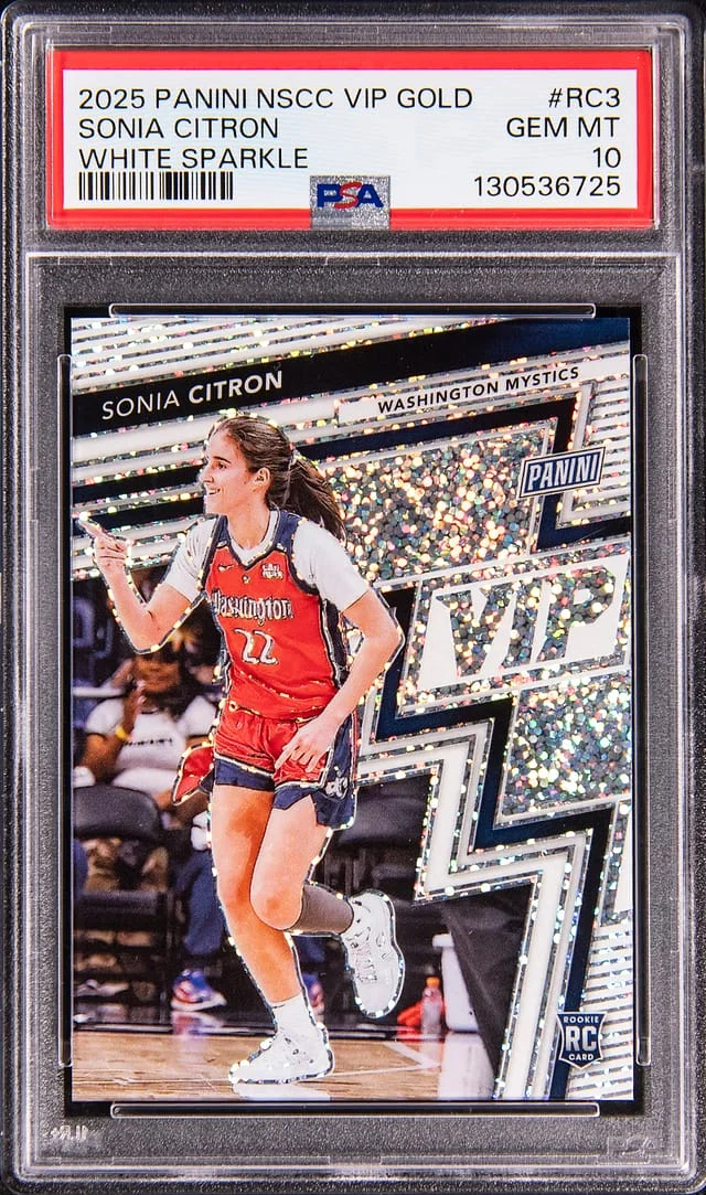 2025 Panini Sonia Citron NSCC VIP Gold White Sparkle #RC3 card image