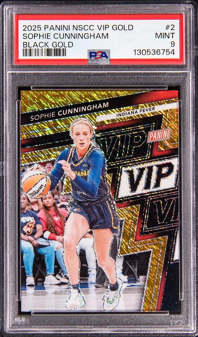 2025 Panini Sophie Cunningham NSCC VIP Gold Autograph #2 card image