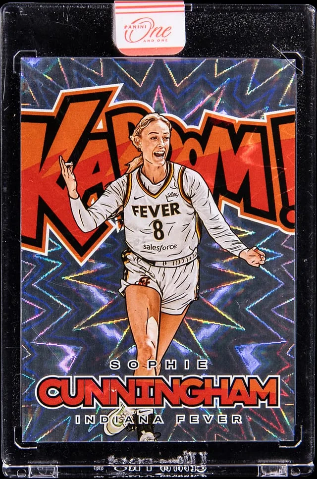2025 Panini Sophie Cunningham - Panini Encased WNBA One & One Kaboom! #20 card image