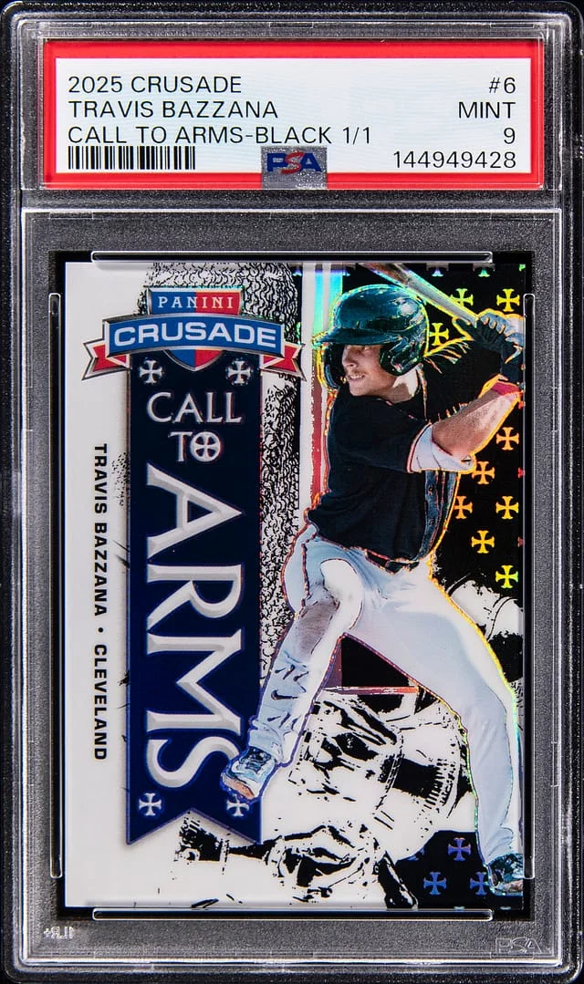 2025 Panini Travis Bazzana Crusade Call to Arms Black #6 card image