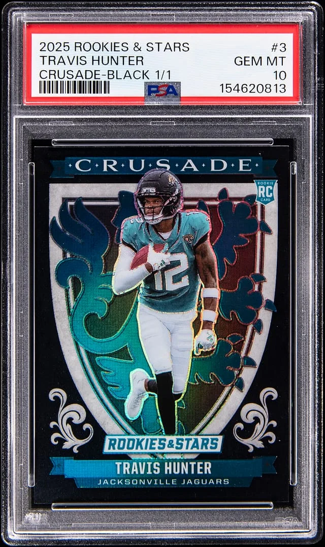 2025 Panini Travis Hunter Rookies & Stars Crusade Black #3 card image
