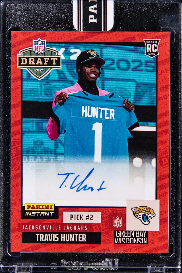 2025 Panini Travis Hunter Panini Sealed Instant NFL Draft #NFLDN-2 card image
