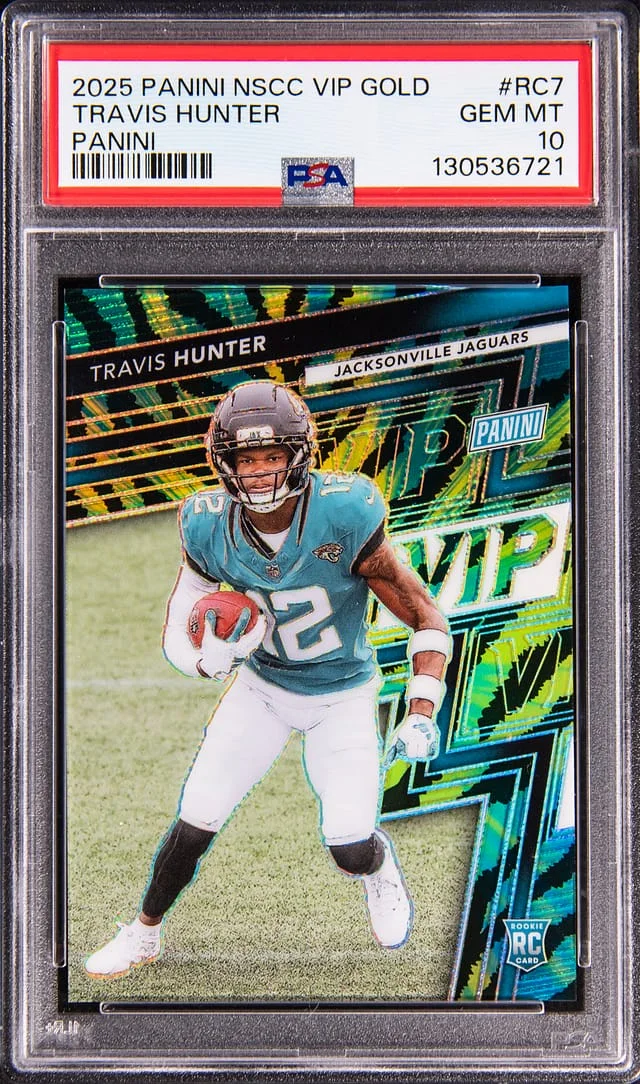 2025 Panini Travis Hunter NSCC VIP Gold Panini #RC7 card image
