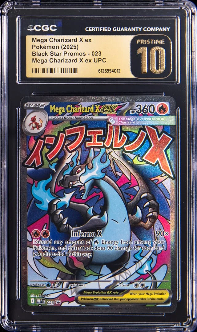 2025 Pokemon Black Star Promos Mega Charizard X ex Ultra Premium Collection Mega Charizard X ex #023 card image