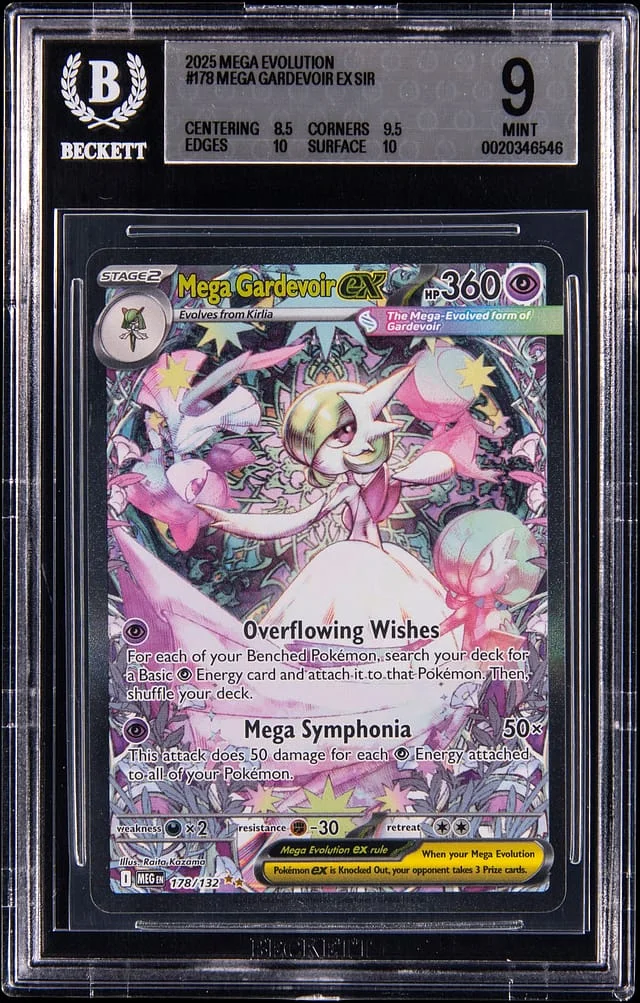 2025 Pokemon Mega Evolution Mega Gardevoir EX SIR #178 card image