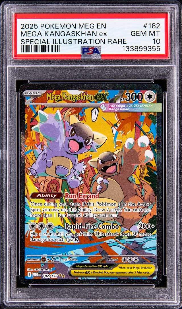2025 Pokemon Mega Evolution Special Illustration Rare Mega Kangaskhan ex #182 card image