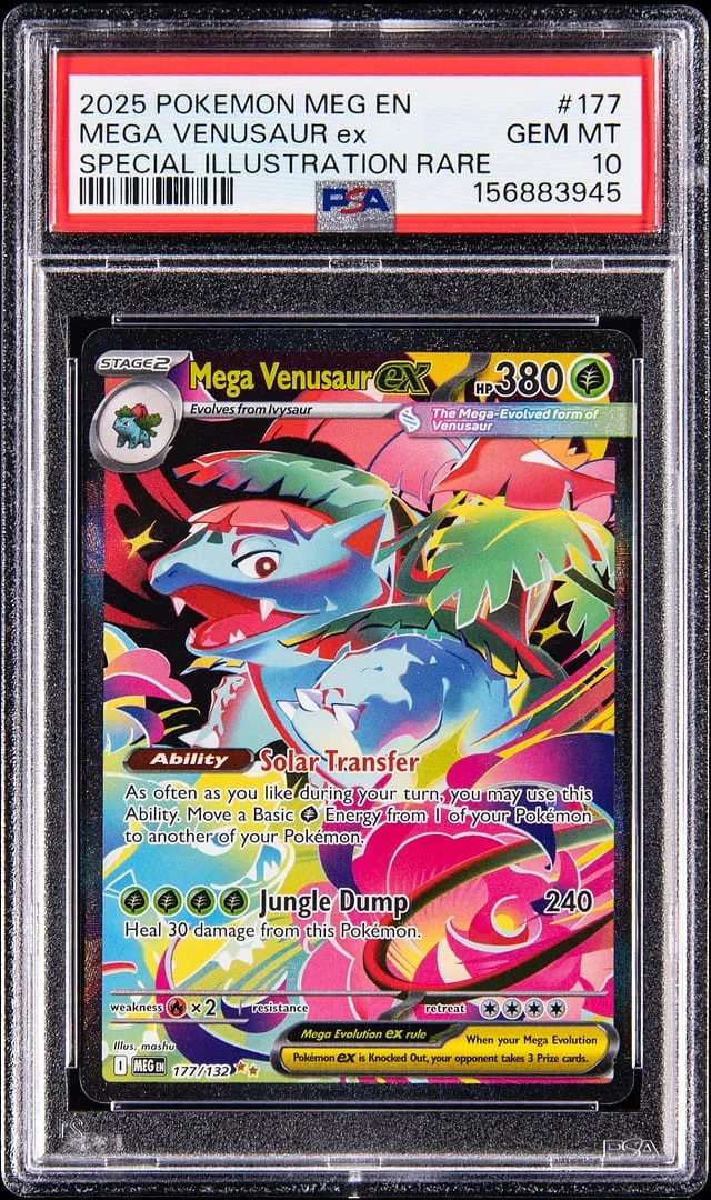 2025 Pokemon Mega Evolution Special Illustration Rare Mega Venusaur ex #177 card image