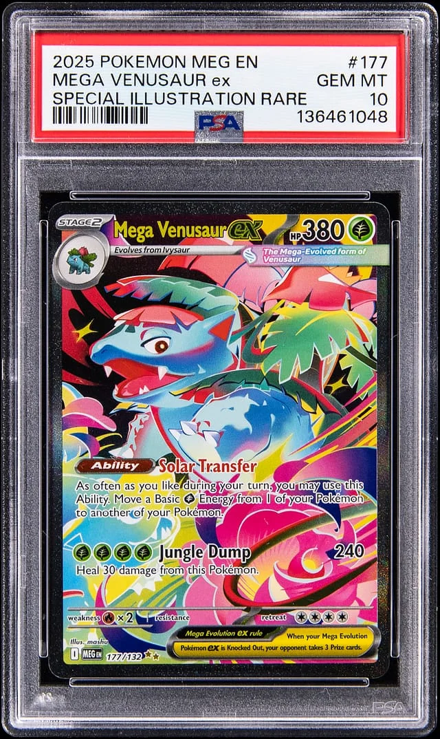 2025 Pokemon Mega Evolution Special Illustration Rare Venusaur ex #177 card image