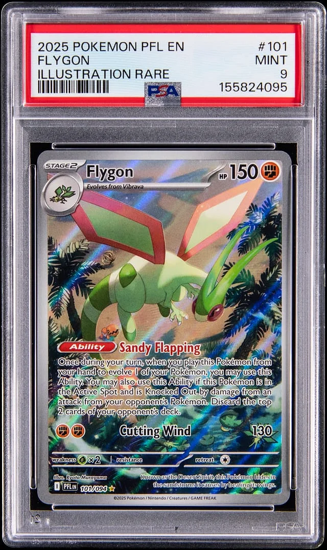 2025 Pokemon Phantasmal Flames Illustration Rare Flygon #101 card image