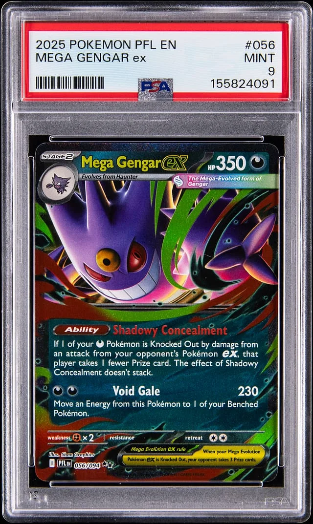 2025 Pokemon Phantasmal Flames Mega Gengar ex #056 card image
