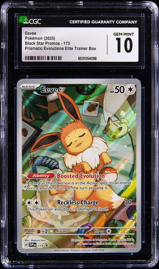 2025 Pokemon Prismatic Evolutions Black Star Promos Eevee #173 card image