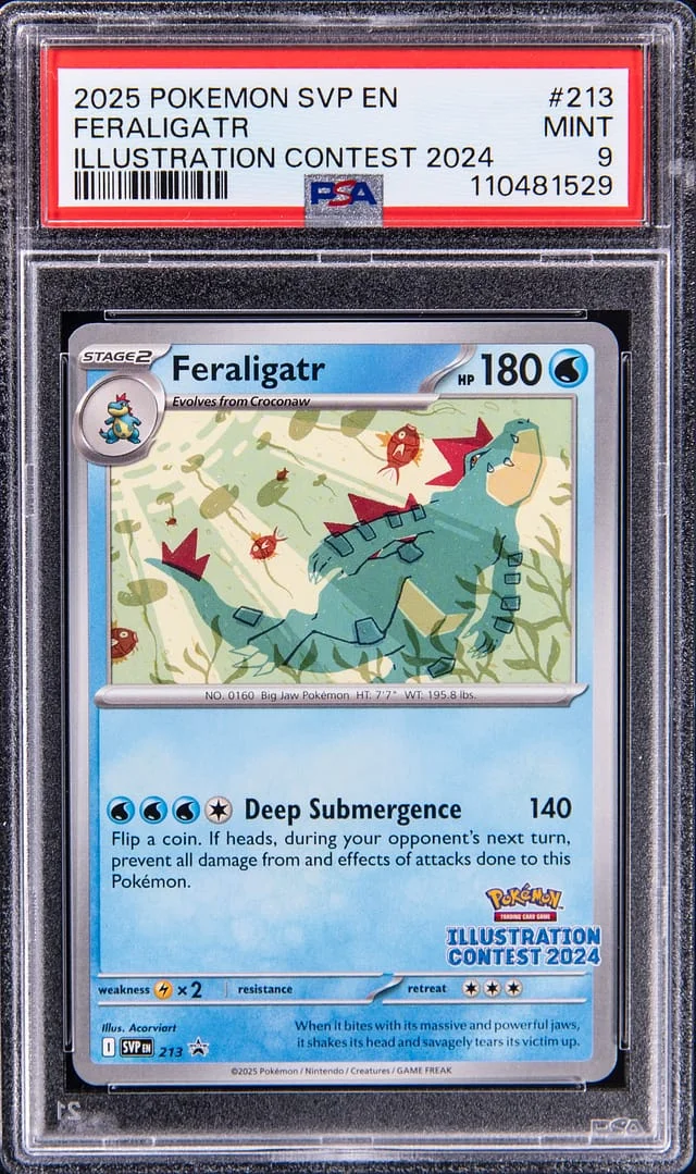 2025 Pokemon SVP EN Illustration Contest 2024 Feraligatr #213 card image