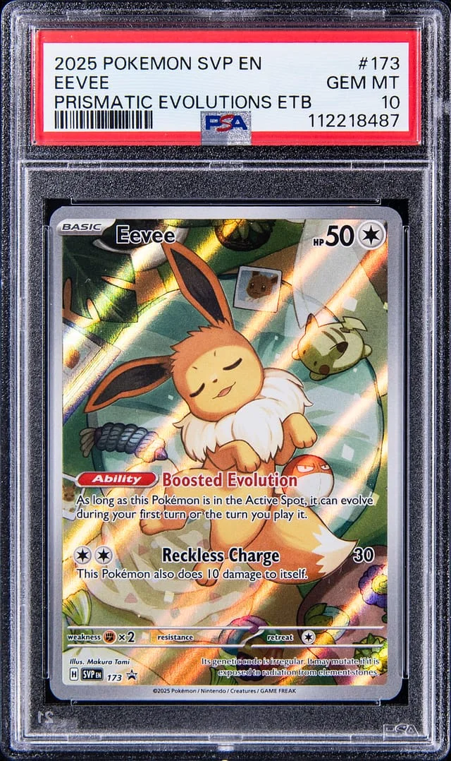 2025 Pokemon SVP EN Prismatic Evolutions ETB Evee #173 card image