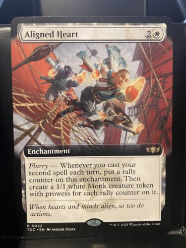2025 Tarkir: Dragonstom Art Series Aligned Heart // Aligned Heart common #52 unlisted card image