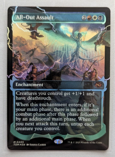 2025 Tarkir: Dragonstom Art Series All-Out Assault // All-Out Assault common #43 unlisted card image