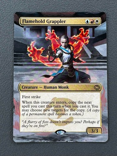 2025 Tarkir: Dragonstom Art Series Flamehold Grappler // Flamehold Grappler common #24 unlisted card image