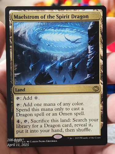 2025 Tarkir: Dragonstom Art Series Maelstrom of the Spirit Dragon // Maelstrom of the Spirit Dragon common #42 unlisted card image