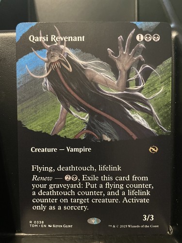 2025 Tarkir: Dragonstom Art Series Qarsi Revenant // Qarsi Revenant common #12 unlisted card image