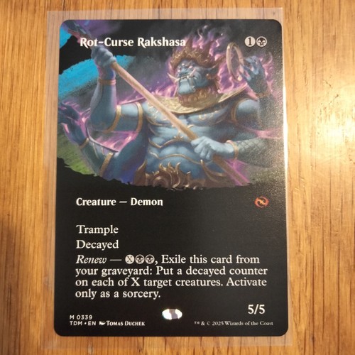 2025 Tarkir: Dragonstom Art Series Rot-Curse Rakshasa // Rot-Curse Rakshasa common #13 unlisted card image
