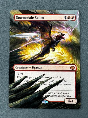 2025 Tarkir: Dragonstom Art Series Stormscale Scion // Stormscale Scion common #17 unlisted card image