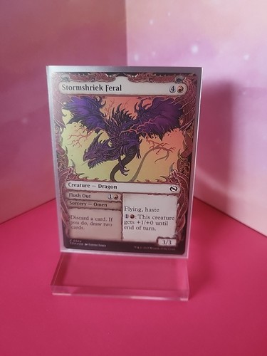2025 Tarkir: Dragonstom Art Series Stormshriek Feral // Stormshriek Feral common #35 unlisted card image