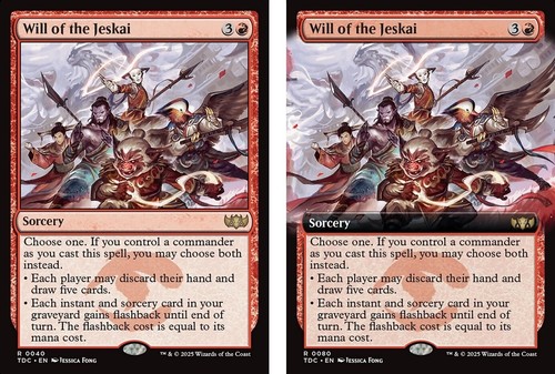 2025 Tarkir: Dragonstom Art Series Will of the Jeskai // Will of the Jeskai common #54 unlisted card image