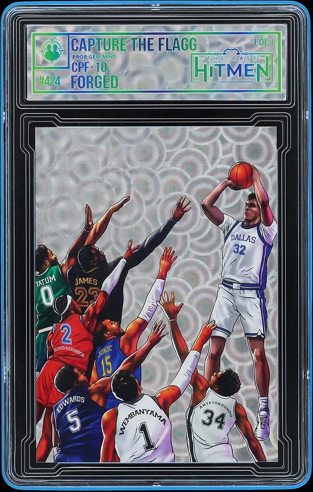 2025 The Case Hitmen Capture the Flagg Forged Cooper Flagg - With Original Box #424 card image