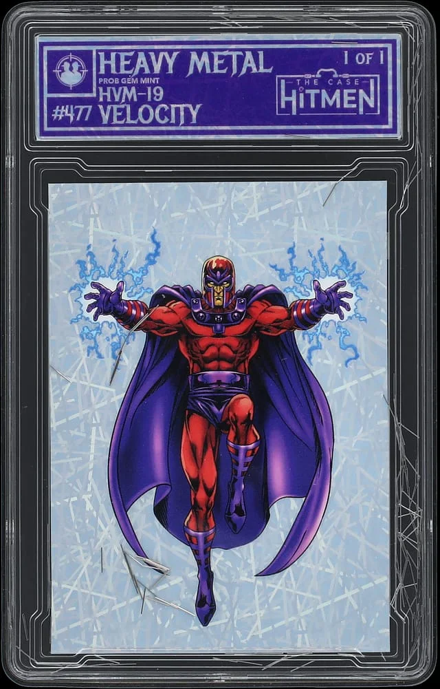 2025 The Case Hitmen Heavy Metal - The Case Hitmen Encapsulated - With Original Box & Magnet #477 card image