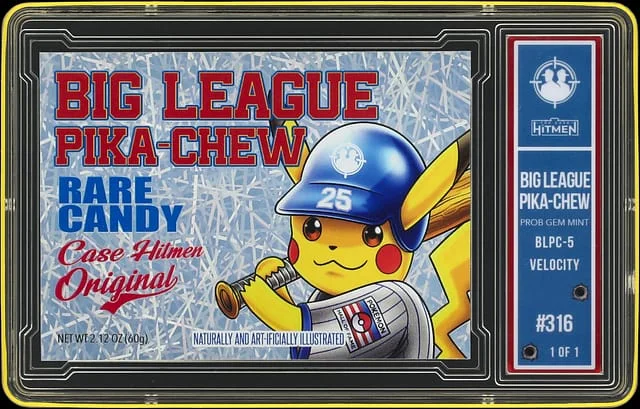 2025 The Case Hitmen Velocity Big League Pika-Chew - The Case Hitmen Encapsulated - With Original Box #316 card image