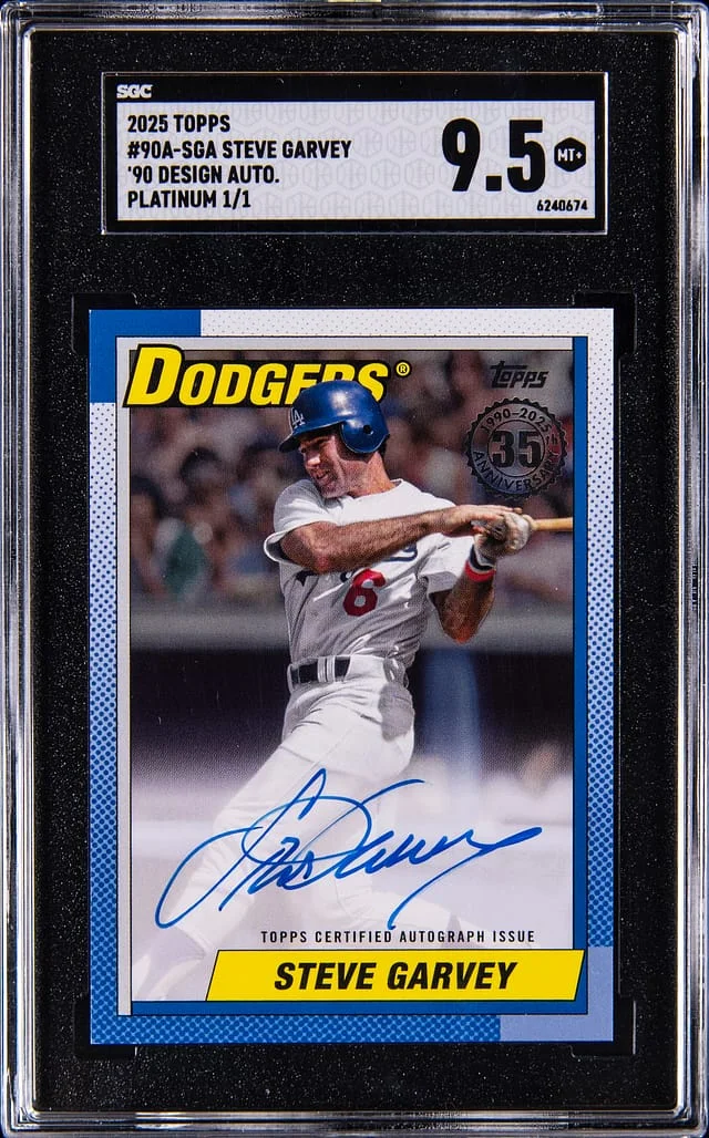 2025 Topps '90 Design Autographs Platinum #90A #no-number card image