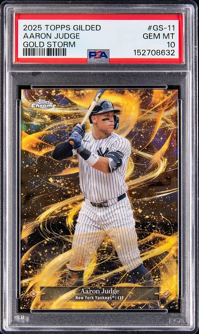 2025 Topps Aaron Judge Gilded Collection Gold Storm #GS-11 card image