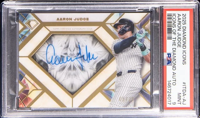 2025 Topps Aaron Judge Diamond Icons of The Diamond Autograph #ITDA-AJ card image