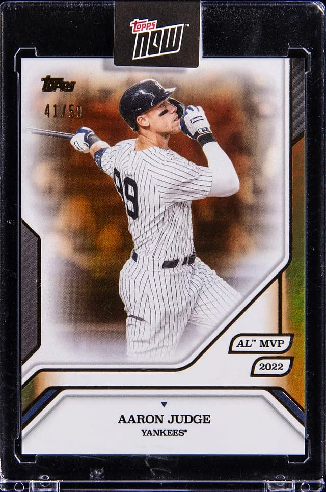 2025 Topps Aaron Judge - Topps Encased AL MVP 2022 #31 card image