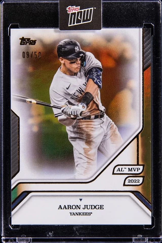2025 Topps Aaron Judge - Topps Encased AL MVP 2022 #32 card image
