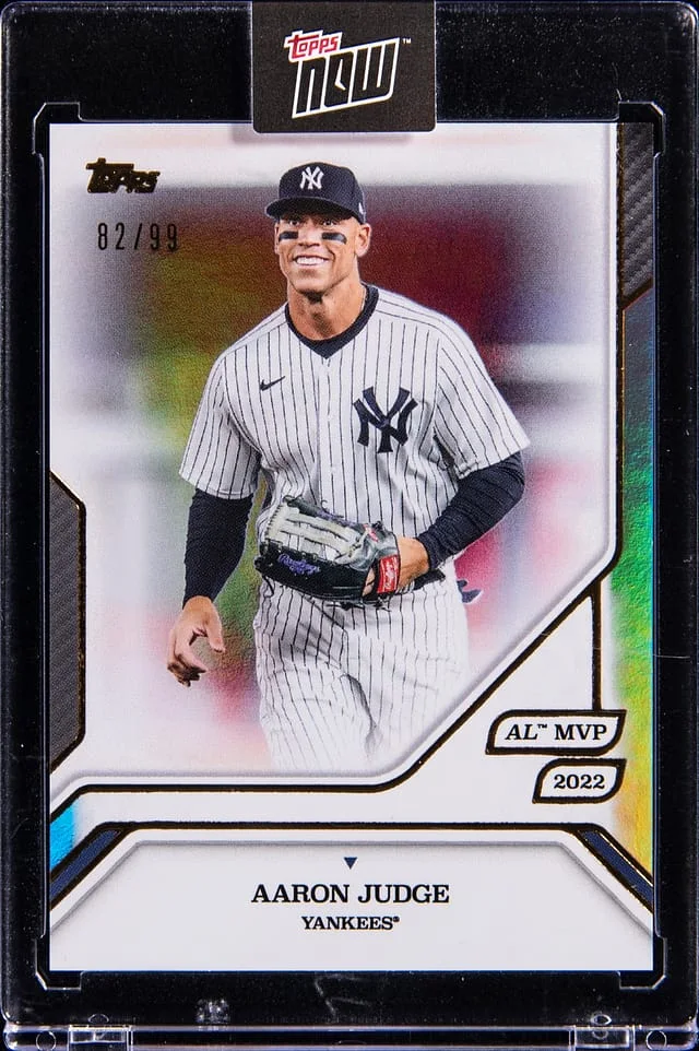 2025 Topps Aaron Judge - Topps Encased AL MVP 2022 #33 card image