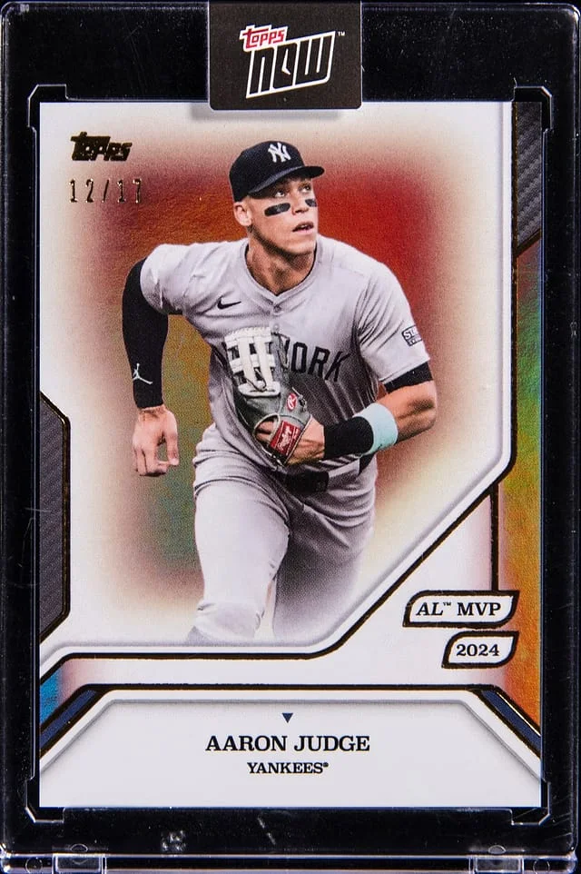 2025 Topps Aaron Judge - Topps Encased AL MVP 2024 #40 card image