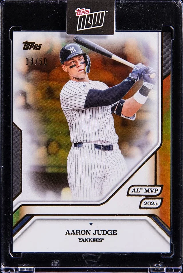 2025 Topps Aaron Judge - Topps Encased AL MVP 2025 #45 card image