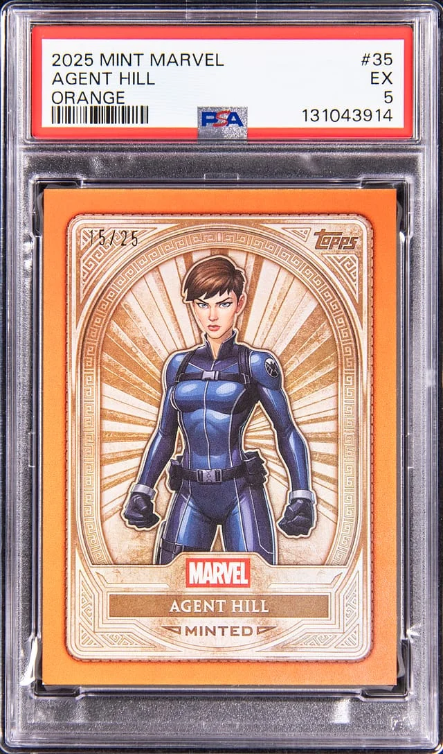 2025 Topps Agent Hill Mint Marvel Orange #35 card image