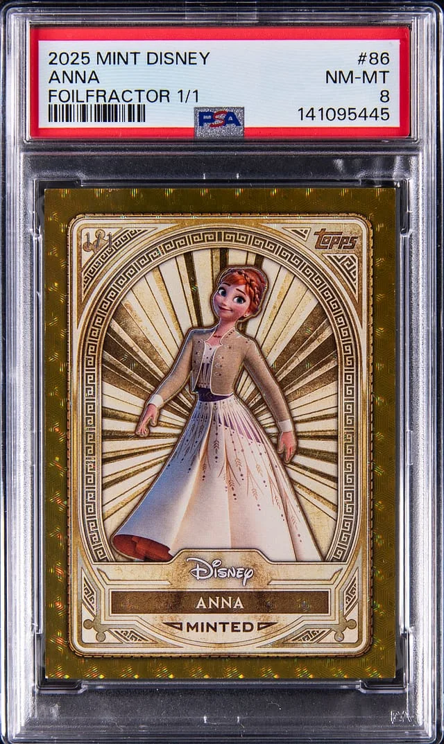 2025 Topps Anna Disney Mint FoilFractor #86 card image