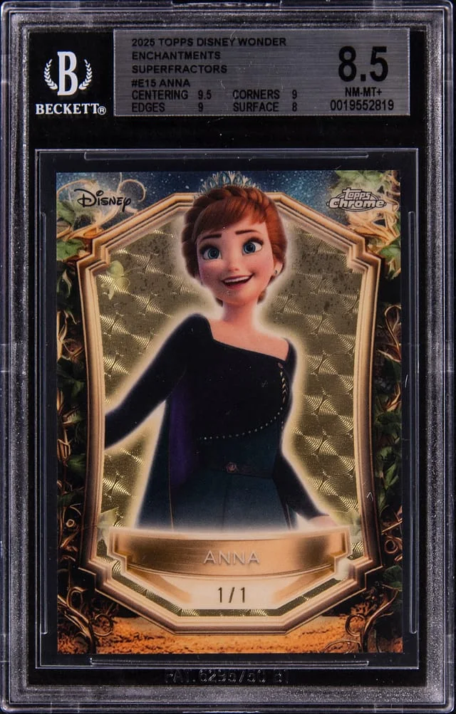2025 Topps Anna Disney Wonder Enchantments SuperFractor #E-15 card image